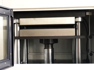 Equipo de moldeo por prensado en caliente de placas Máquina de prensado en caliente hidráulico de laboratorio - Product Image 3