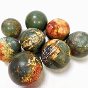 Sphère naturelle de jaspe de ruisseau de haute qualité pour la guérison ou la méditation - Product Image 2