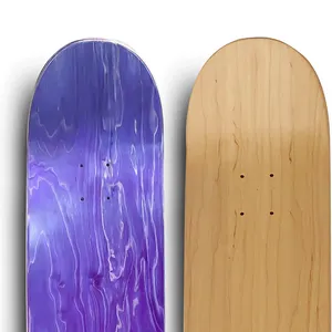 Großhandel OEM Logo Blank 7 Ply Canadian Maple benutzer definierte Skateboard Decks Skate Deck Longboard Deck