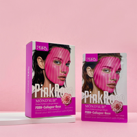 Masque Visage Hydratant et Éclaircissant au Gel de DNA de Rose PDRN Végétalien Personnalisé, Sans Cruauté Animale, Format Échantillon pour Tous Types de Peau