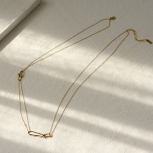 Nuevo Collar de Acero Inoxidable con Baño de Oro PVD Antideslustre para Mujer, Diseño Único, Venta al Por Mayor - Product Image 2