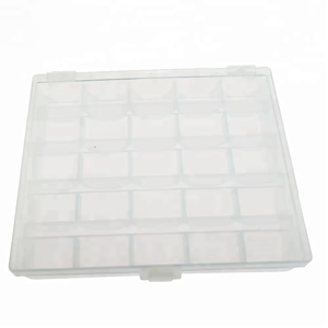 Accessoires de <span class=keywords><strong>couture</strong></span> boîte de <span class=keywords><strong>rangement</strong></span> de bobines en plastique transparent 25 - Product Image 1