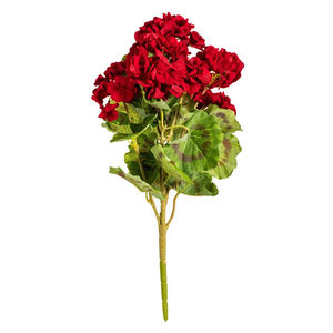 Bunga buatan berkualitas baik Geranium <span class=keywords><strong>Bush</strong></span> Faux germaniums bunga sutra tanaman luar ruangan germanium merah muda - Product Image 5