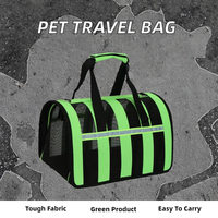 Sac à dos de transport pour chat et chien, souple, moderne, écologique, en tissu Oxford, imprimé tendance, avec fermeture éclair, portable, respirant, à porter en bandoulière