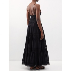 Robe sans manches en dentelle sexy de style européen pour femmes, nouvelle collection, vente en gros de haute qualité - Product Image 3