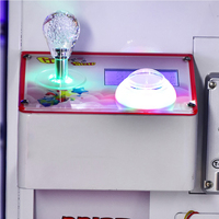 Mini distributeur de bonbons à griffes, machine à attraper les poupées pour enfants, machine à attraper les peluches, machine à griffes d'arcade avec accepteur de billets