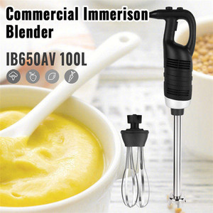Mixeur plongeant électrique 2 vitesses, mini mixeur pour faire des soupes, des smoothies, des aliments pour bébés et des sauces - Product Image 6