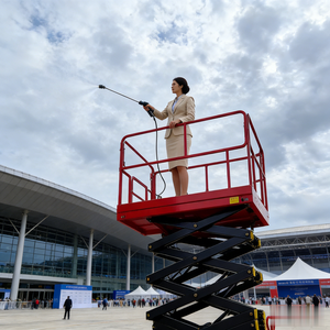 Customized Electric Hydraulic Folding Lifting <b>Platform</b> <b>Trolley</b> According to Customer Requirements - Product Image 3