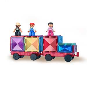 <span class=keywords><strong>Amazon</strong></span> hot selling 100pc <span class=keywords><strong>3</strong></span> d magnetic building tiles stem preschool educational montessori toys CPSC, CE, EN71, ASTM - Product Image 6