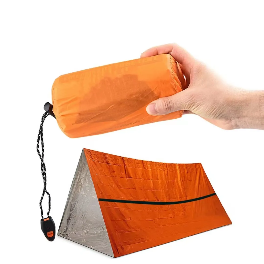 Portable étanche léger abri de survie d'urgence sac de couchage Camping en plein air randonnée tentes de voyage