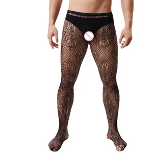 Collants résille noirs respirants en nylon pour hommes – Collection Printemps 2024 - Product Image 5