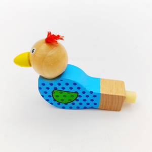 Wholesale Orff <b>Instrument</b> Wood <b>Musical</b> Toys Railway Train Shaped Whistles Wooden Train Whistle - Product Image 1