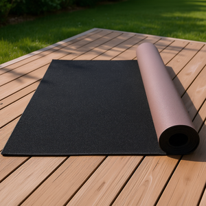 Alfombra de exterior de grado marino de 6 pies x 18 pies, impermeable, antideslizante, negra, rectangular, para uso en interiores y exteriores, fácil de limpiar. - Product Image 2