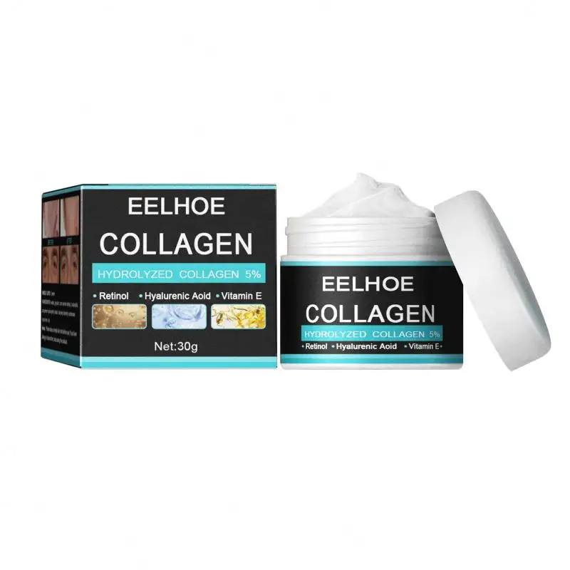 EELHOE – crème au collagène pour hommes, Anti-rides, Anti-âge, raffermissante, hydratante, à l'acide hyaluronique, soins du visage