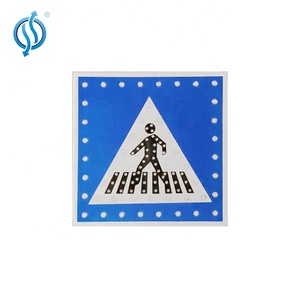 Señal <span class=keywords><strong>de</strong></span> Tráfico Reflectante LED Eléctrica <span class=keywords><strong>de</strong></span> Aluminio, Señal <span class=keywords><strong>de</strong></span> Advertencia <span class=keywords><strong>de</strong></span> <span class=keywords><strong>Carril</strong></span> con Energía Solar, Luz <span class=keywords><strong>de</strong></span> Señalización <span class=keywords><strong>de</strong></span> Seguridad - Product Image 4