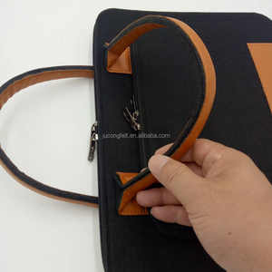 Maletín para Portátil de Negocios para <span class=keywords><strong>Hombre</strong></span>, de Fieltro, Duradero, Impermeable, Ecológico, de Lujo, para Documentos Ejecutivos, con Correa para el Hombro - Product Image 4