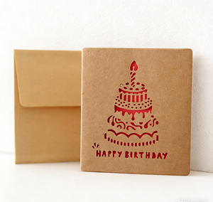 Tarjetas de Felicitación para el Día del Padre, de Papel Kraft, con Corte Cuadrado Hueco, Duraderas, Tarjetas de Regalo Premium para Deseos del Día del Padre - Product Image 4