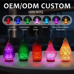 맞춤형 철제 장식 아로마 디퓨저, 가습기 기능이 있는 가정 및 사무실용 에센셜 오일 아로마테라피 가습기 - Product Image 6