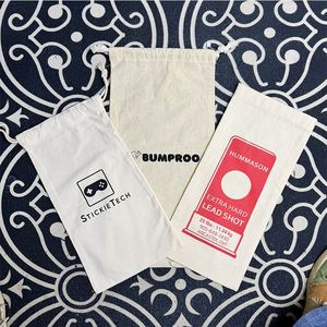 GOTS Eco-Friendly Organic Cotton <b>Drawstring</b> Dust Bag Reusable Simple Style Natural Color <b>Drawstring</b> <b>Pouch</b> - Product Image 5