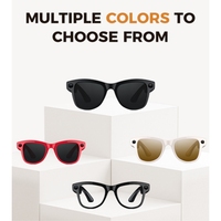 Gafas inteligentes M02 con estuche de carga, batería de 3600 mAh, memoria de 32 GB, cámara de 8 megapíxeles, video, WiFi, llamadas por Bluetooth, gafas inteligentes para hombre