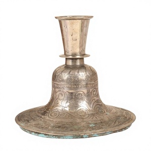 Base de Cachimba de Latón Antiguo Hecha a Mano, Base de Agua Tradicional Grabada, Base Decorativa para Pipa, Decoración del Hogar, Artículo de Regalo - Product Image 5