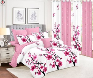 Global Distributor Supply 100% Polyester <strong>Bedding</strong> <strong>And</strong> <strong>Matching</strong> Window <strong>Curtain</strong> - Product Image 1