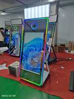 Cabina de Fotos Económica con Pantalla Táctil, Espejo Mágico para Fotos, Máquina para Fiestas o Bodas, Estación de Fotografía Selfie con Impresora