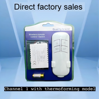 Interruptor Segmentado Inteligente Digital RF KAIYI, de un Solo Circuito, 220V 10A, Control Inalámbrico a Batería para Iluminación