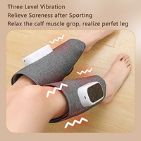 Tragbares Kalb Drahtlose Massage Blut kreislauf Wärme kompression Elektrisches vibrierendes Luftkompressions-Waden massage gerät mit Heizung