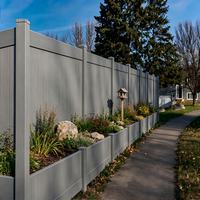 Panneaux de clôture de jardin rétractables pour l'extérieur, en WPC et vinyle, colorés, pour parc pour enfants, hauteur 7 pieds