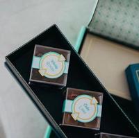 Aproms — boîtes à bonbons rectangulaires vides, boîte à chocolat en acrylique transparente, emballage coloré personnalisé avec insertion EVA, nouveau Design
