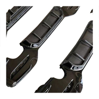 Nouveau diffuseur arrière noir brillant anti-collision M Pack de l'usine Kuchi pour Série 1 F20 LCI 2015-2018