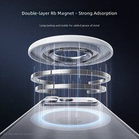 Support magnétique polyvalent pour téléphone, avec anneau antidérapant et porte-clés, idéal pour les voyages, l'usage quotidien et la visualisation de vidéos sur smartphones