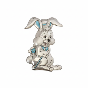 BLAZON BUNNY LIGHT BLUE Ciondolo e charm alla moda 45x65mm - Product Image 2