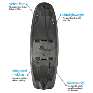 Precio de fábrica 65 KM/H <span class=keywords><strong>fibra</strong></span> de <span class=keywords><strong>carbono</strong></span> adulto eléctrico Jet Board 72V tabla de surf de pie con bolsa y <span class=keywords><strong>aletas</strong></span> para deportes de aguas oceánicas - Product Image 2