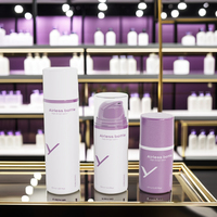 Pot de pompe sans air en plastique personnalisé de haute qualité 15ml 30ml 50ml PP Lotion sous vide crème shampooing bouchon à vis emballage de beauté