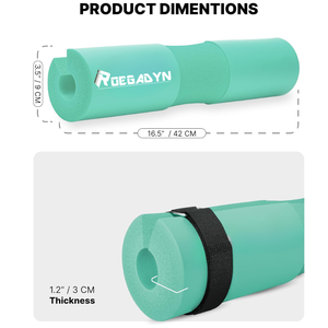 ROEGADYN Ensemble de coussinets d'haltères en mousse de fitness personnalisés Protection du cou et des épaules pour haltérophilie Tapis d'haltères pour squats - Product Image 6