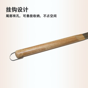 Cepillo de limpieza multifuncional con cabezal de cepillo de alambre, mango largo, fácil de limpiar, orificio para colgar, práctico para uso en la cocina - Product Image 3