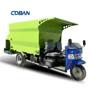 Farm Mobile Electric Precision Vertical Wagon Animal Food Grinding Machine TMR Feed Mixer