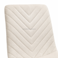 Fauteuil d'appoint en velours de luxe, fauteuil lounge moderne rembourré avec pieds dorés pour salon et chambre à coucher