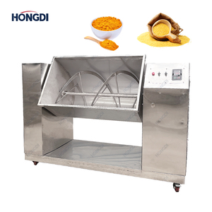 เครื่องผสมแบบริบบิ้นคู่ชนิด U แบบเอียงได้ ทนทานต่อการกัดกร่อนอัตโนมัติ ทำจากสแตนเลส สำหรับผสมอาหาร พลาสติก สารเคมี และผงต่างๆ - Product Image 2