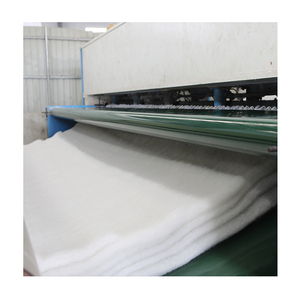 Tapis absorbant d'huile combustible écologique en géotextile non tissé soufflé par fusion en PP industriel, 4mx4m, 30gsm, en tissu polypropylène - Product Image 2