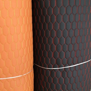 <span class=keywords><strong>Mousse</strong></span> de cuir brodé en lot de pièces, design en vogue, pour tapis de sol de voiture, paquet de rouleaux - Product Image 5