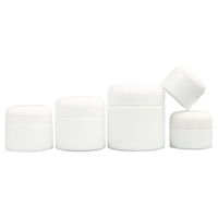 Offre Spéciale STOCK 10ml 20ml 30ml 50ml 60ml100ml opale blanc en céramique blanc pot en porcelaine pour crème cosmétique