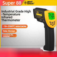 Smart Sensor AR882A+ AR892 Infrared Thermometer Industrial High Temp up to 1600C for Smelting Forging Metal Foundry