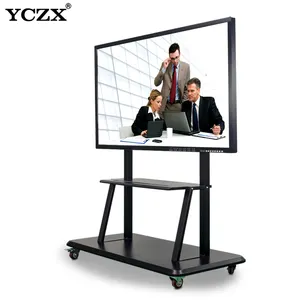 New 86-inch 4K màn hình cảm ứng màn hình tương tác kỹ thuật số bảng Bảng thông minh với Tempered Glass lớp bảo vệ - Product Image 2