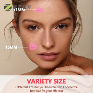 Tùy chỉnh Hữu Cơ Hydrocolloid mụn vá hình trái tim dầu cây trà mặt salicylic axit Niacinamide điều trị mụn trứng cá - Product Image 3