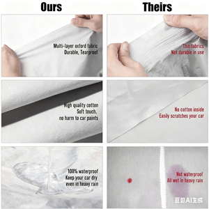 SUV Custom <strong>Car</strong> <strong>Cover</strong> Factory-Designed Cotton &amp; Polyester Fabric Waterproof &amp; Snowproof For Outdoor Use - Product Image 5