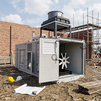 Groupe électrogène diesel conteneurisé Weichai 450 kW 562,5 kVA insonorisé pour la construction