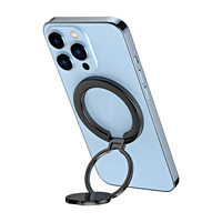 Support de téléphone professionnel robuste à double anneau 360° °   Support rotatif anti-chute pour smartphones